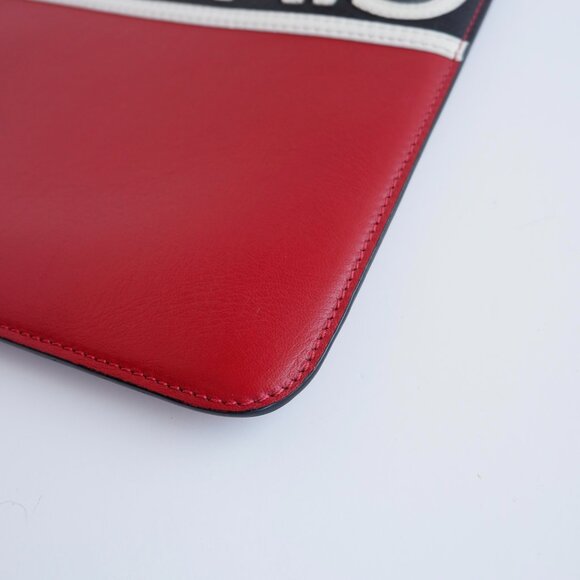 Authentic Preowned Givenchy Red Leather Clutch - Picture 5 of 13